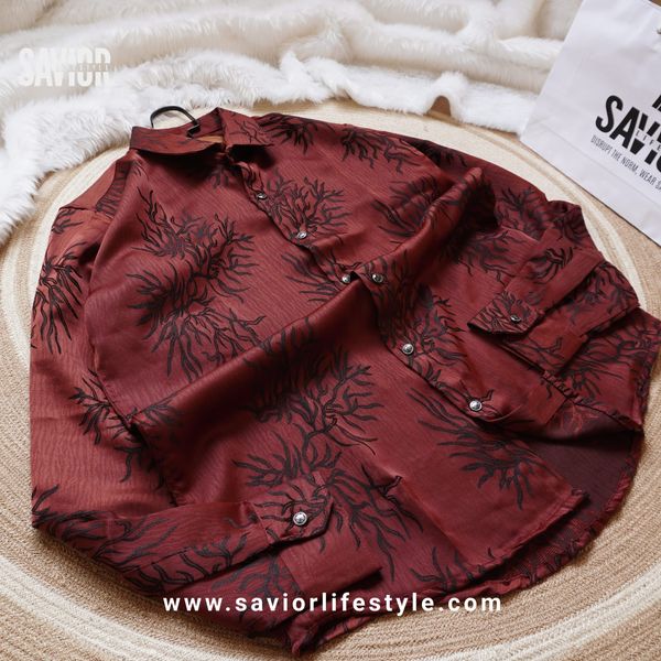 Crimson Royale - Luxury Full Sleeve Shirt