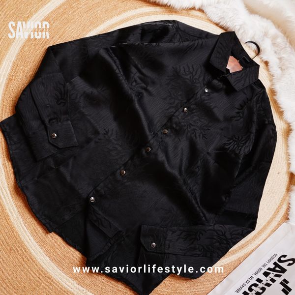 Midnight Noir - Luxury Full Sleeve Shirt