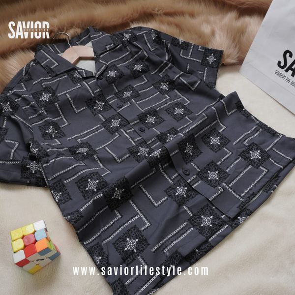 Cuban Collar Half Sleeve Shirt - SHS04