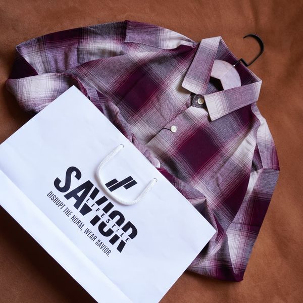 Full Sleeve Pocketless Check Shirt - SCS07