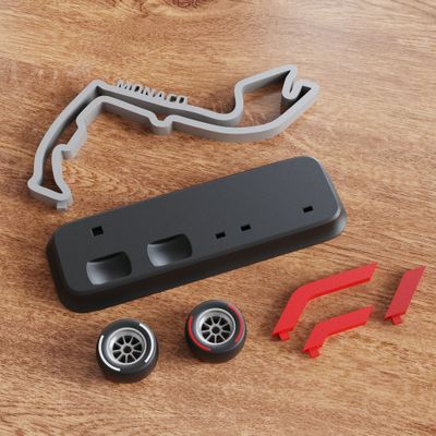 Formula 1 Monaco Track Desk Display Stand_img_4