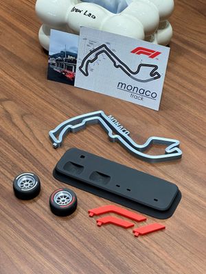 Formula 1 Monaco Track Desk Display Stand_img_3