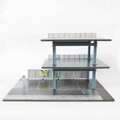 1:64 Tripple-Deck Japanese Street Parking Lot Diorama_img_0