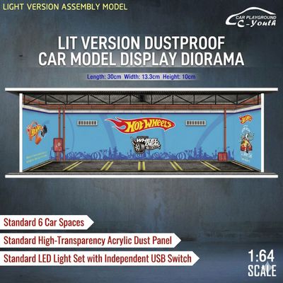 1:64 Diorama House: Hot Wheels Themed with LED_img_0