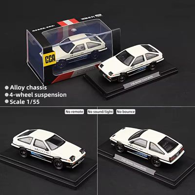 CCA 1:64 Toyota AE86 Sprinter Trueno Diecast Model Car_img_0