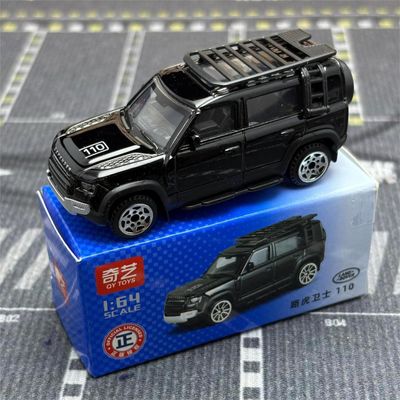 QY Toys 1:64 Land Rover Defender 110 Black Alloy Model Car_img_0