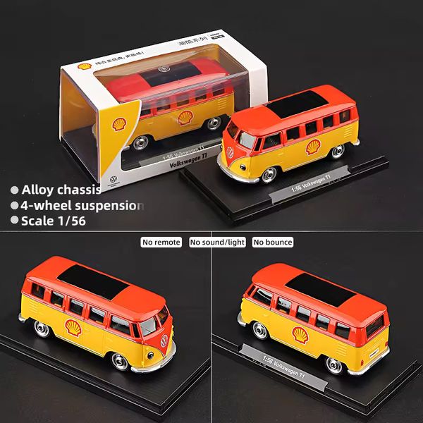 CCA 1:64 Volkswagen T1 Shell Bus Diecast Model