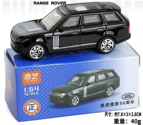 QY Toys 1:64 Range Rover 50th Black Diecast Model Car