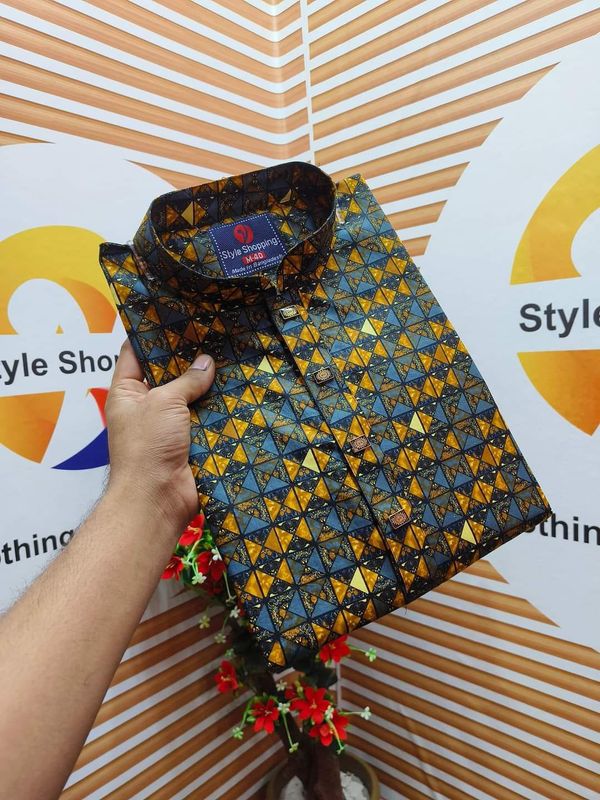 Cotton Print Panjabi - Image 2