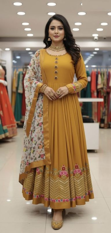 Jorjet Embroidery Party Dress - Image 3