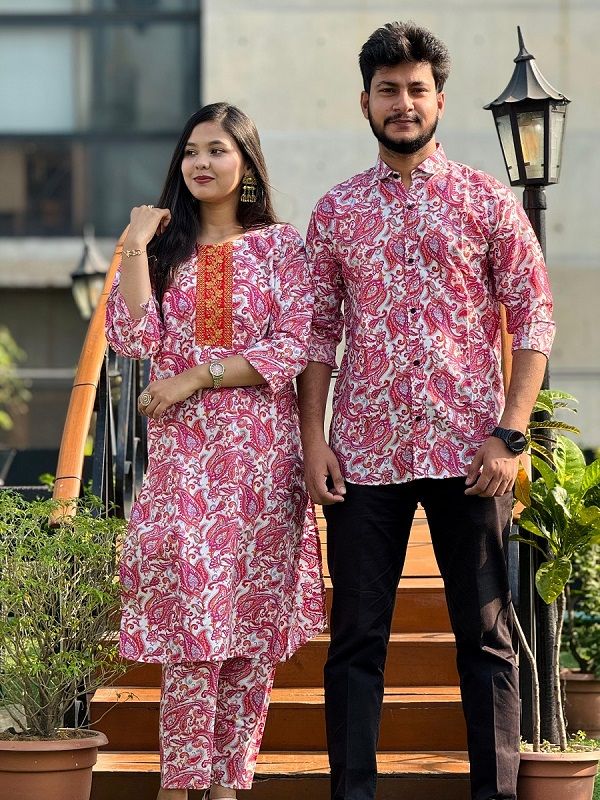 Premium Shirt Three Piece Couple Set - Image 18