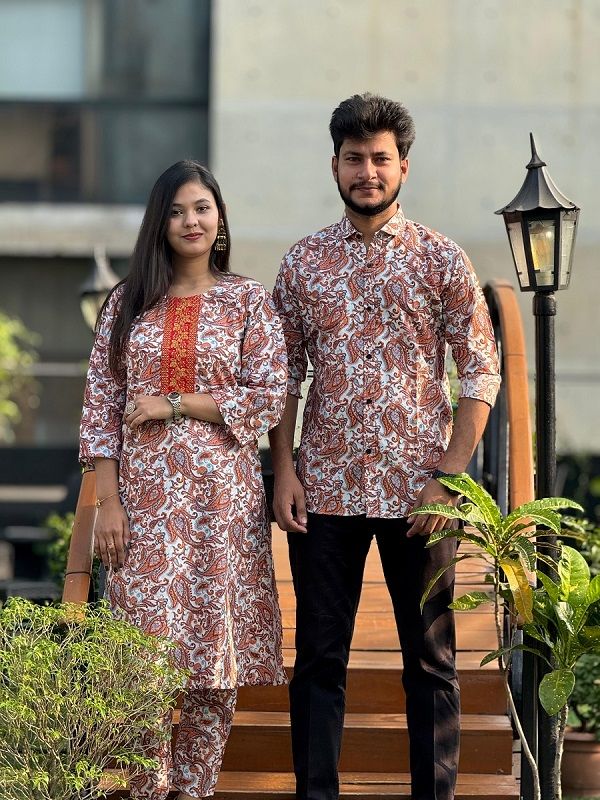 Premium Shirt Three Piece Couple Set - Image 17