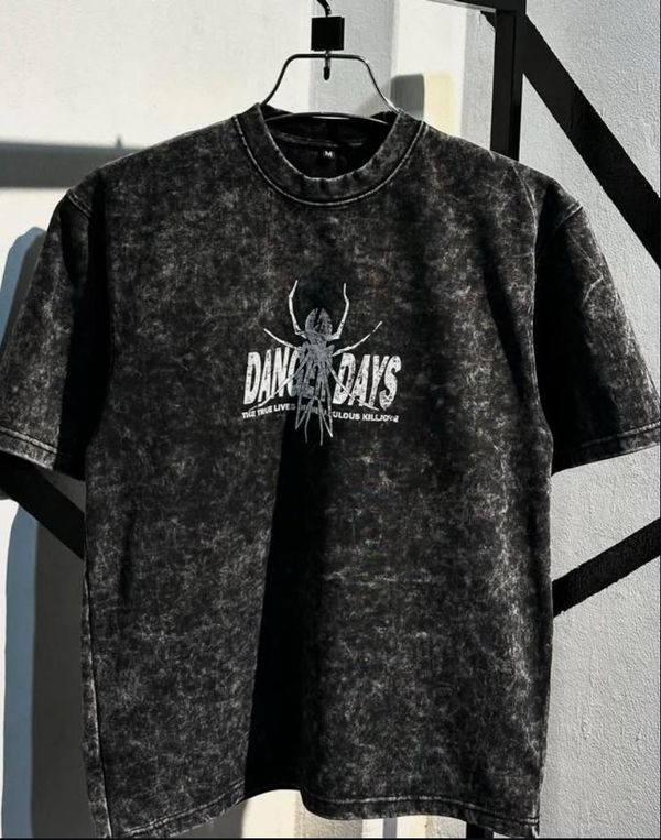 Premium Acid Wash Drop Shoulder T-Shirt - Image 3