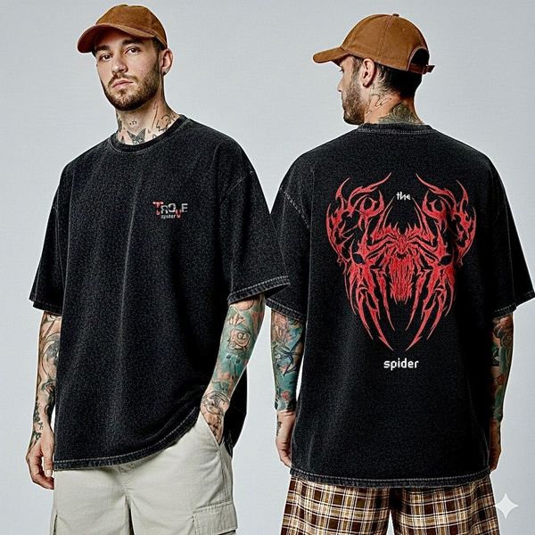 Premium Acid Wash Drop Shoulder TShirt - Image 10