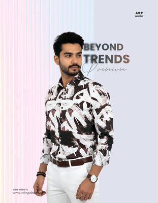 White Printed - Full Sleeve Shirt