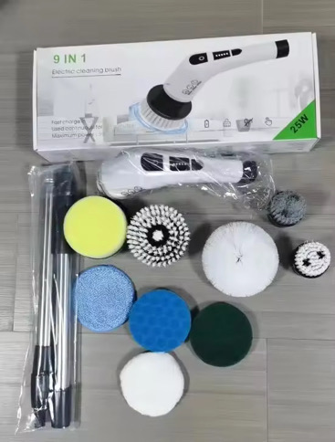 ZAREK SpinScrub Pro (9-Head Cordless Electric Scrubber with Extended features)_img_3