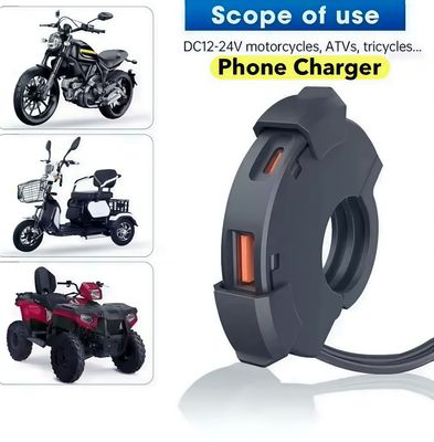 Universal Motorcycle Handlebar Phone Fast Charger-ডুয়াল USB ফাস্ট চার্জার (QC 3.0 + PD 3.0)_img_0