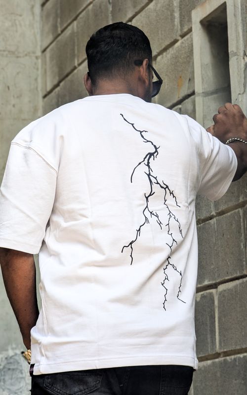 Lightning Rift // Unisex //Oversized tee - Image 2