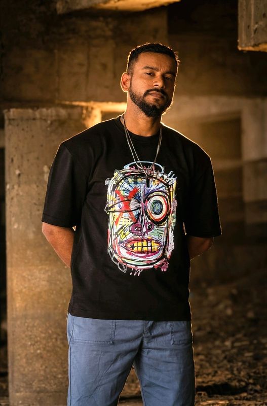 Psycho Pop // Unisex // Black Oversized tee - Image 1