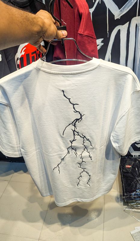 Lightning Rift // Unisex //Oversized tee - Image 4