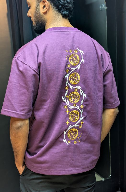 Celestial Vine // Unisex //Oversized Tee - Image 2