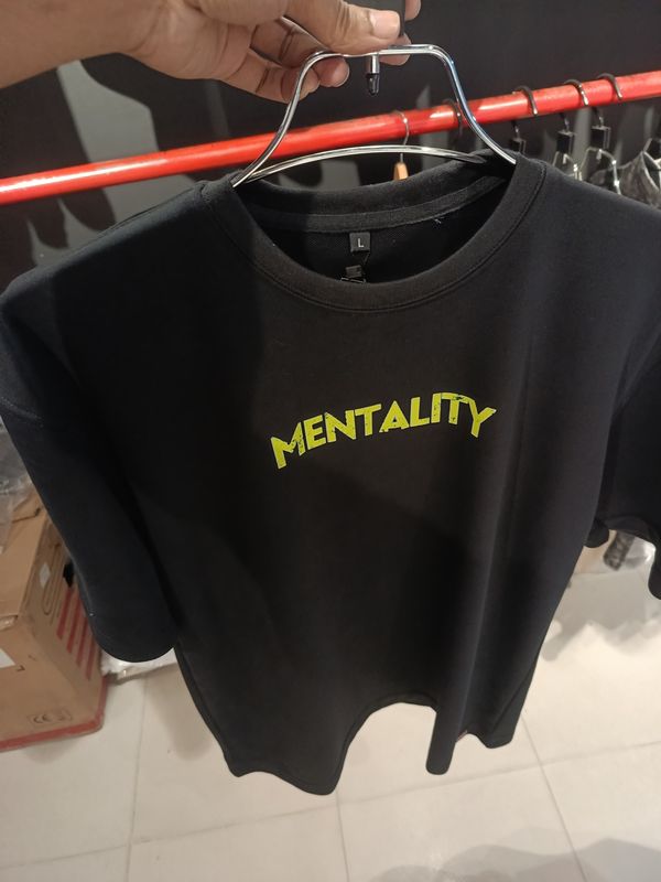 Mentality: Divine Hustle// Unisex // Oversized Tee - Image 2