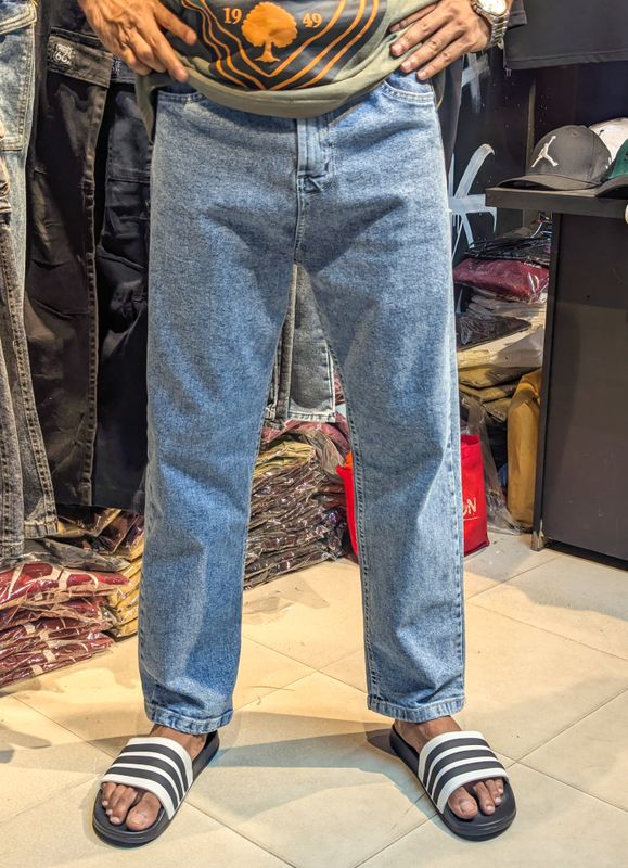 Casual white washed Baggy // - Image 1