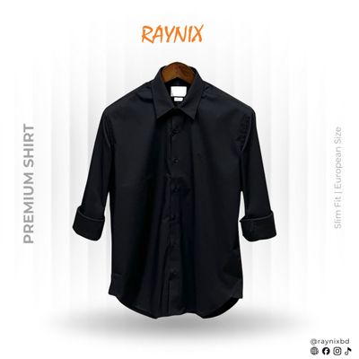 Gucci Men’s Slim Fit Spandex Cotton Stretch Shirt – Black with Tonal Logo_img_0