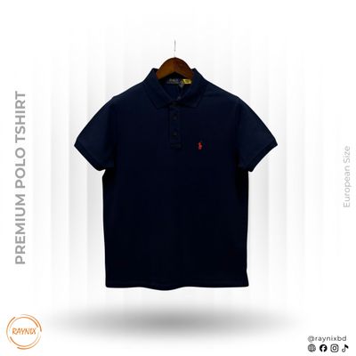 Ralph Polo Premium Cotton Pique Polo Shirt - Midnight Navy_img_0