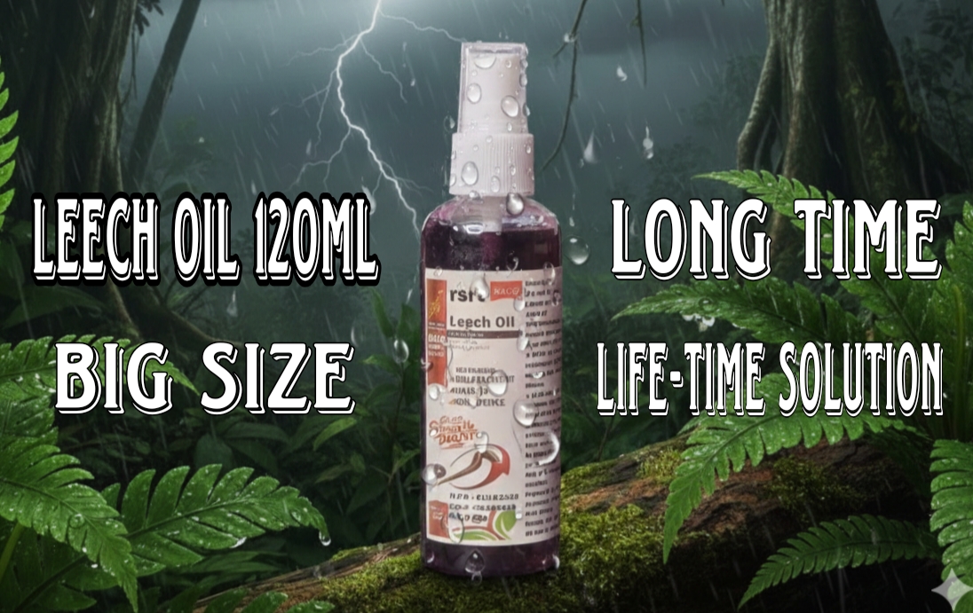 indian Leech oil 120ml ( āĻāύā§āĻĄāĻŋā§āĻžāύ āĻā§āĻāĻā§āϰ āϤā§āϞ ⧧⧍ā§Ļ āĻŽāĻŋāϞāĻŋ)