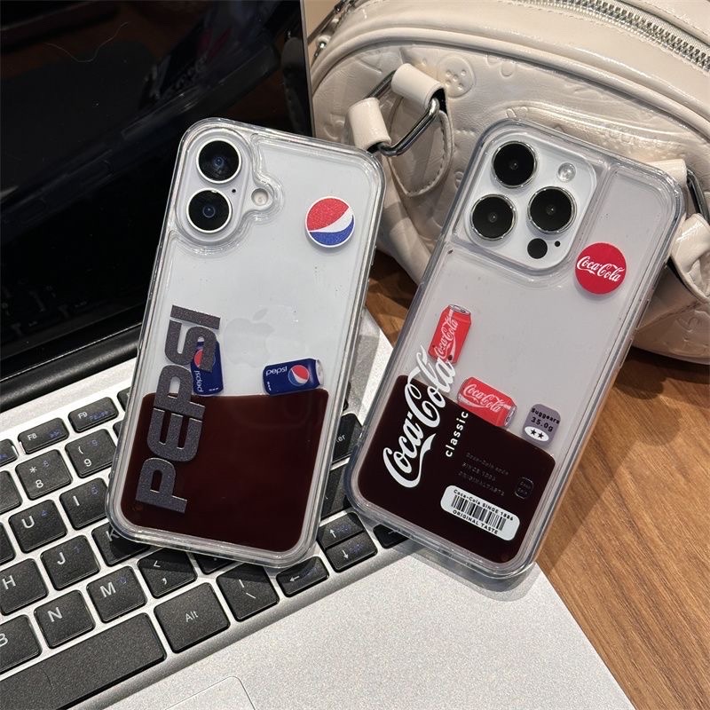 liquid iPhone case | Coca-cola | Pepsi - iPhone only | pre order_img_1