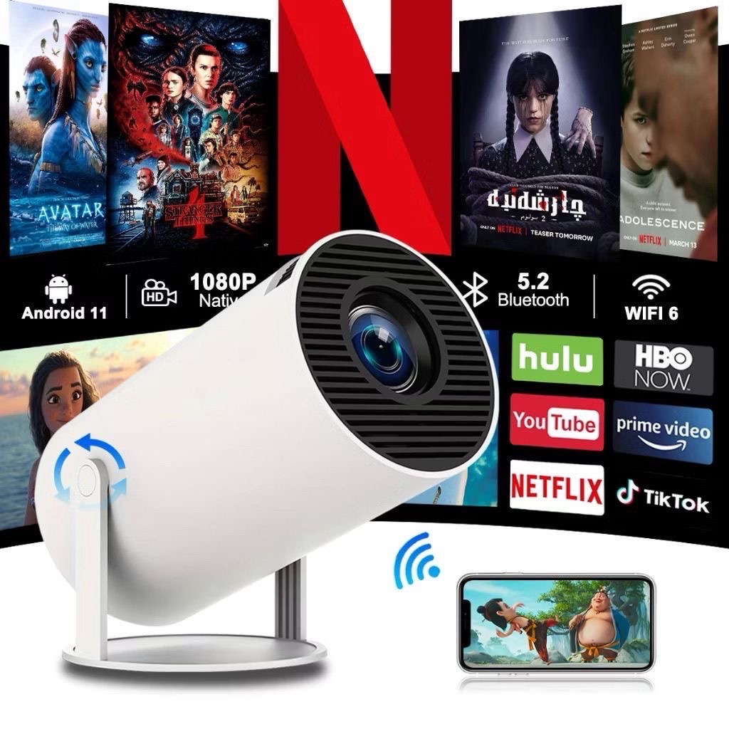 HY300 Smart Android Projector (WiFi + Bluetooth)