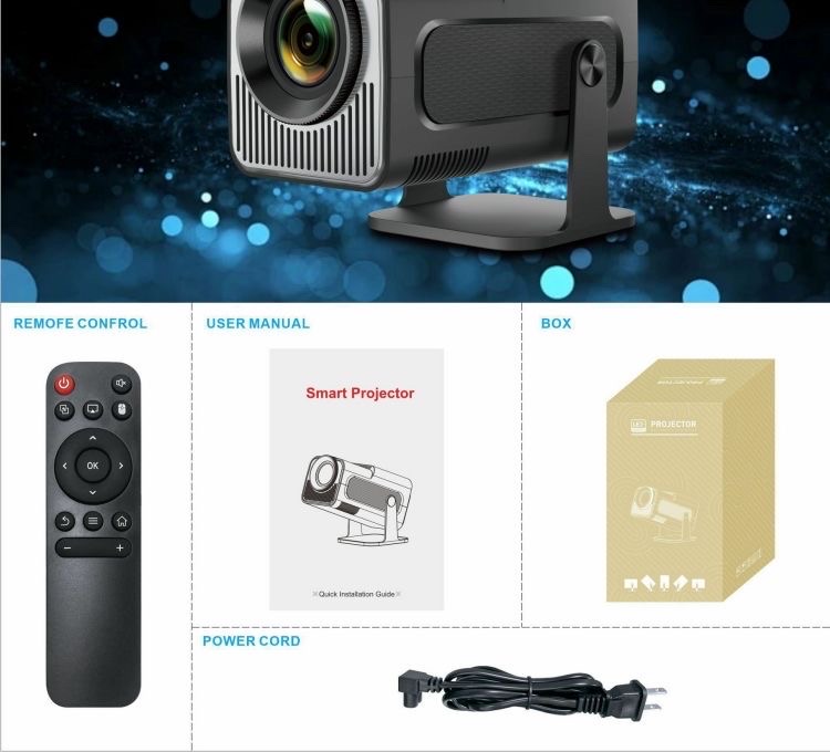 Y320 Mini LED Projector (Portable Home Cinema)_img_7
