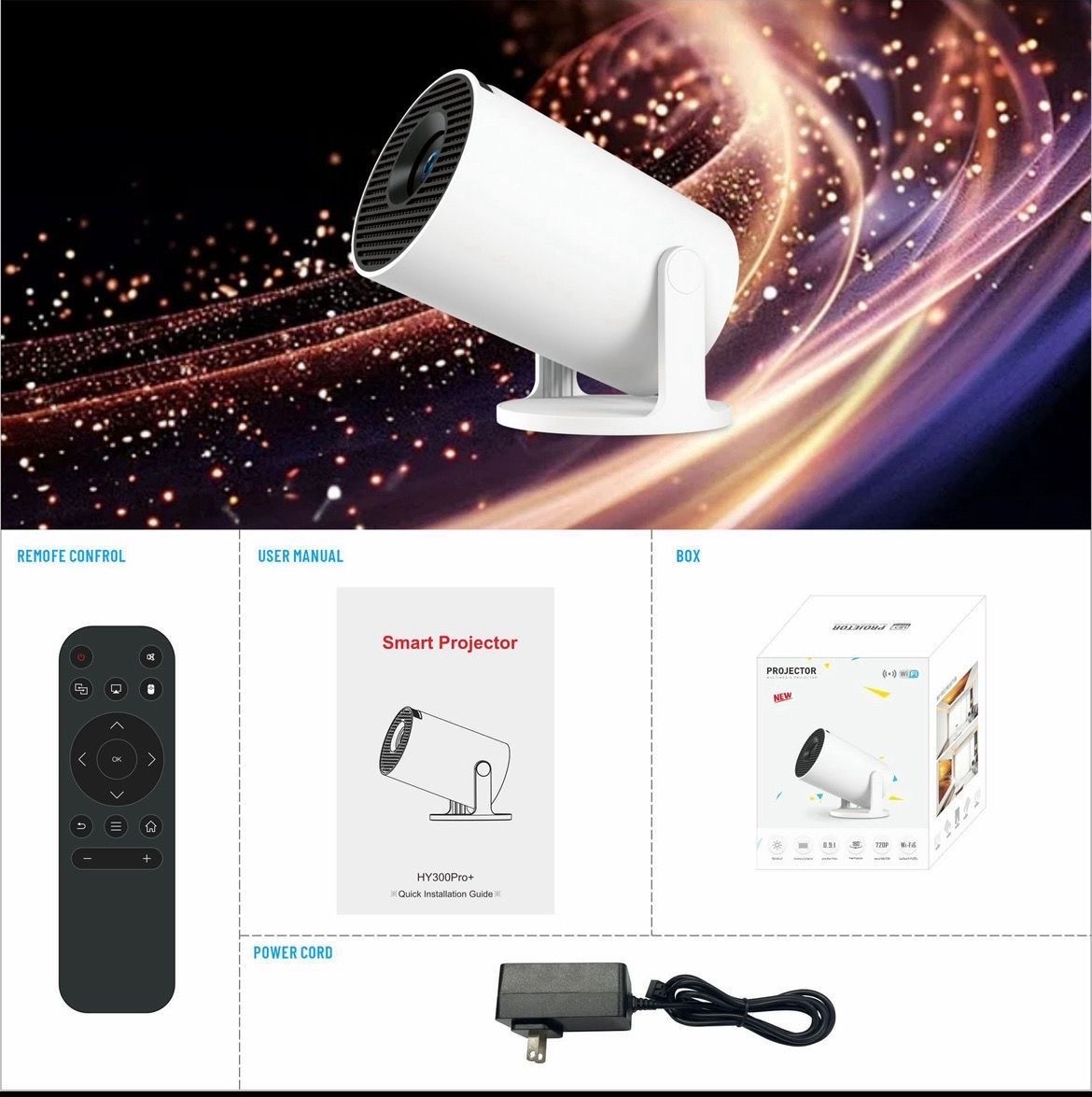 HY300 Smart Android Projector (WiFi + Bluetooth)_img_6
