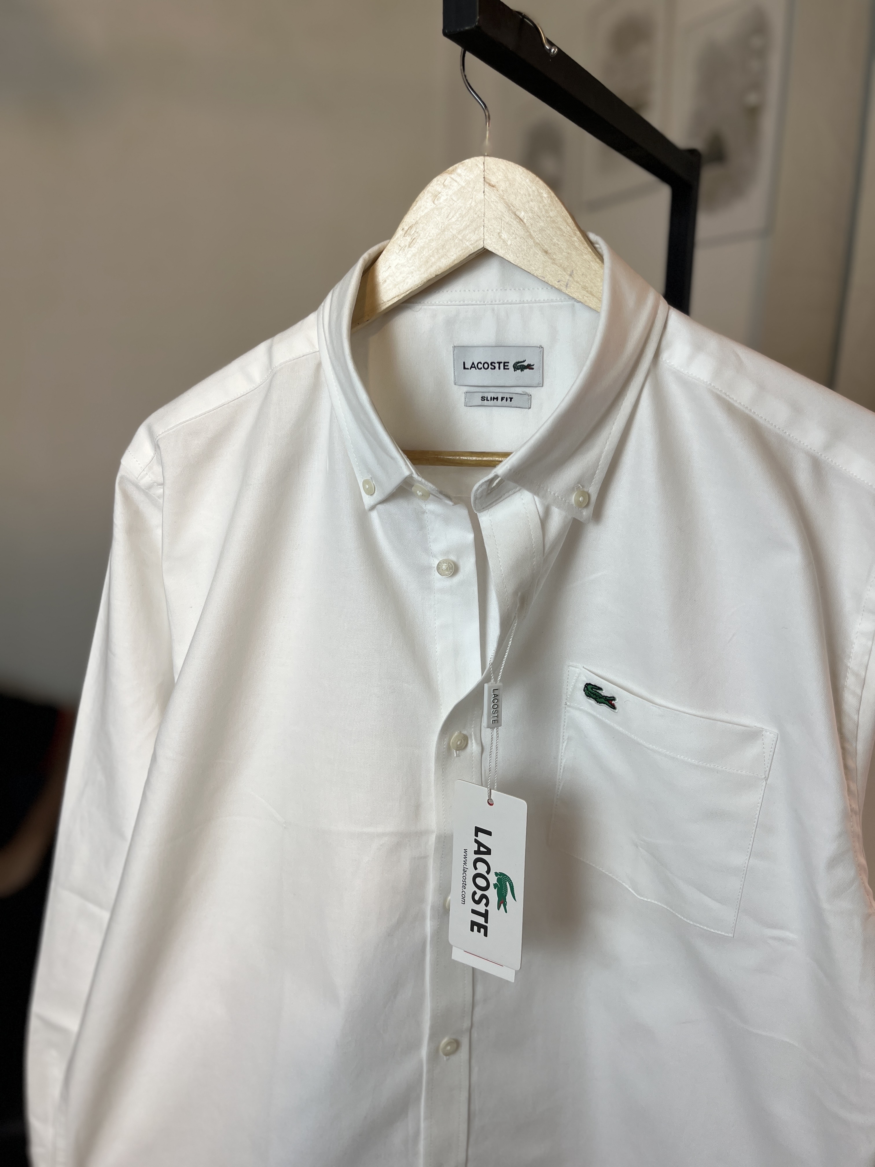 premium  LACOSTE WHITE