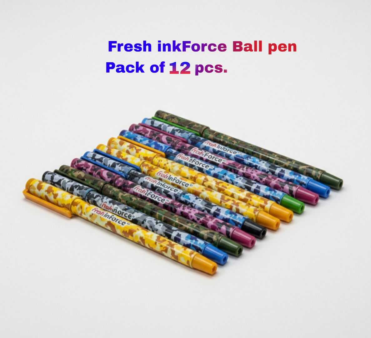 Fresh inkForce Ball pen Pack of 48 pcs with Jar or 12pcs_img_1