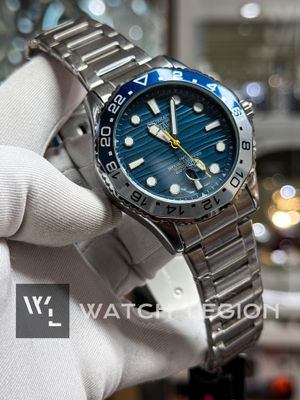 TAG HEUER AQUARACER PROFESSIONAL TWO TONE BEZEL BLUE YELLOW HAND DIAL SWEEP_img_0