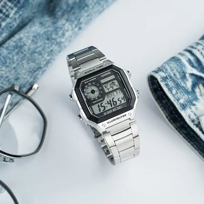 CASIO AE-1200WHD-1A | WORLD TIME DIGITAL WATCH (STAINLESS STEEL BRACELET)_img_1