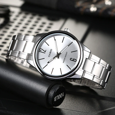 CASIO ENTICER WHITE DIAL MEN'S WATCH | MTP-V005D-7BUDF_img_3