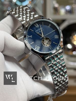 CITIZEN AUTOMATIC OPEM HEART BLUE DIAL