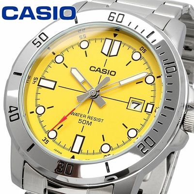 CASIO ENTICER MTP-VD01D-9EVUDF YELLOW DIAL MEN’S WATCH_img_1