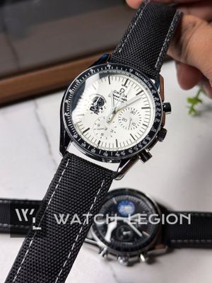 OMEGA SPEEDMASTER CHRONOGRAPH BLACK BELT WHITE DIAL_img_0