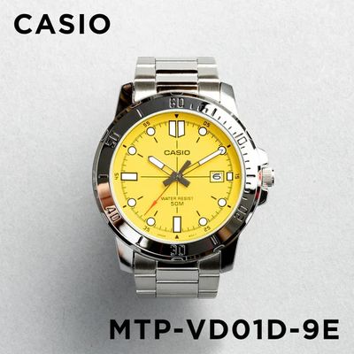 CASIO ENTICER MTP-VD01D-9EVUDF YELLOW DIAL MEN’S WATCH_img_2