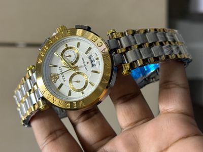 VERSACE AION TWO TONE CHRONOGRAPH WHITE DIAL_img_0