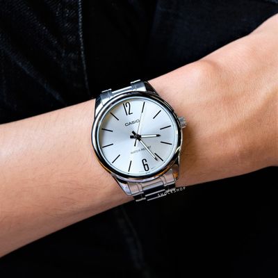 CASIO ENTICER WHITE DIAL MEN'S WATCH | MTP-V005D-7BUDF_img_1