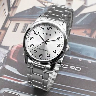 CASIO MEN'S STANDARD EASY READER SILVER DIAL WATCHMTP-VOOTD-7BUDF_img_3