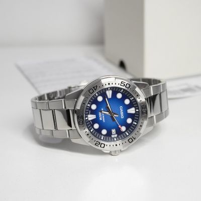 CASIO ENTICER MARINE BLUE DIAL MEN'S WATCH | MTD-140D-2AVDF_img_1