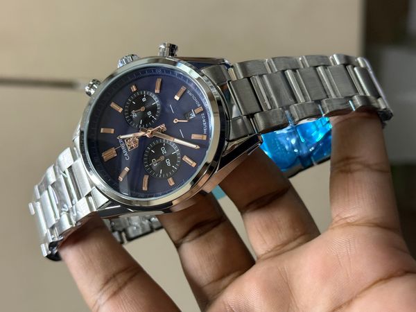 TAG HEUER CARRERA DUAL CHRONO BLUE DIAL