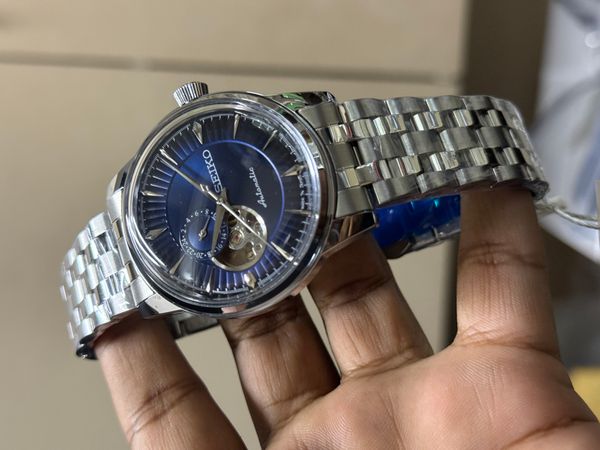 SEIKO PRESAGE OPEN HEART AUTO BLUE DIAL