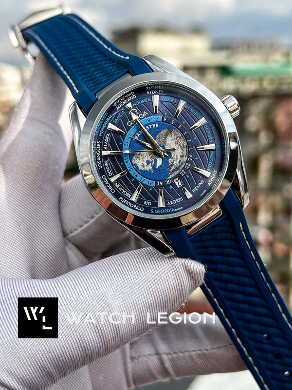 OMEGA WORLD TIMER BLUE SWEEP